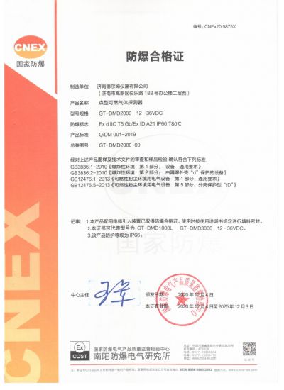 防爆合格證